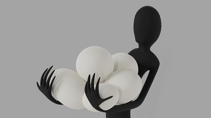 statue 3D model