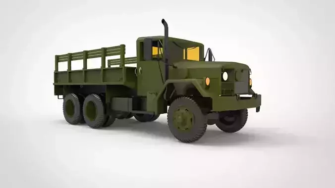 M35 half ton Cargo Truck 3D model