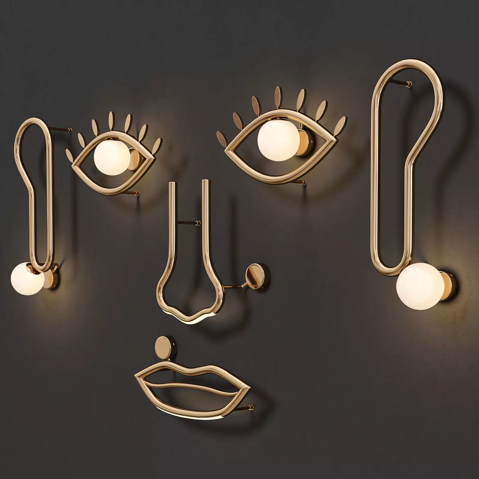 Masiero Visio A Ful wall composition 3D model