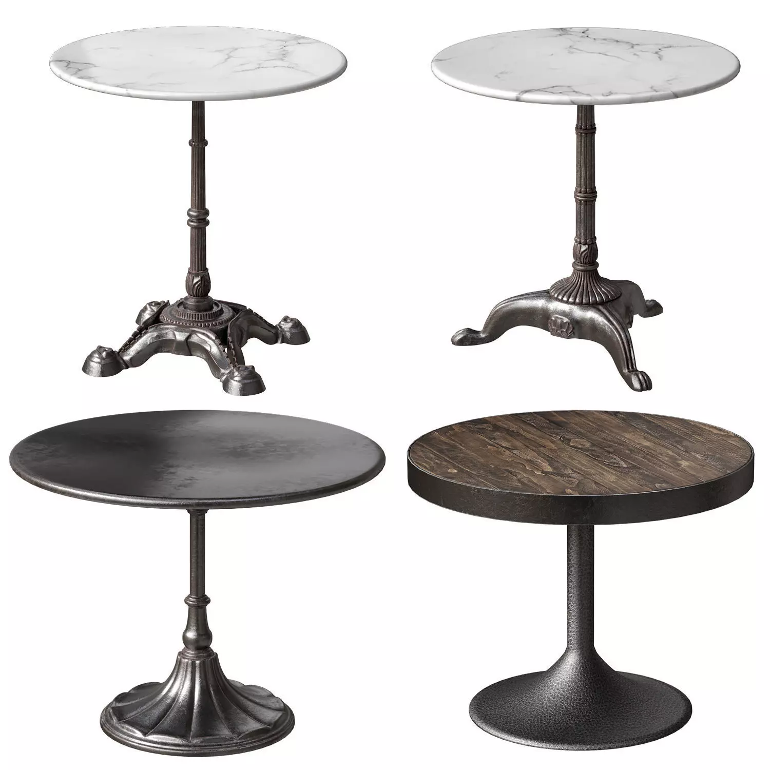 Cast iron table 2 3D model_0