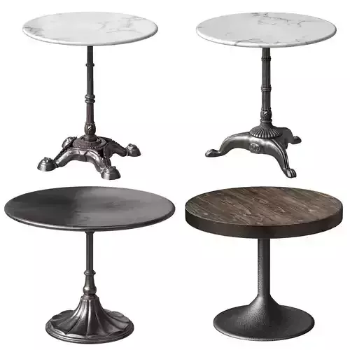 Cast iron table 2 3D model