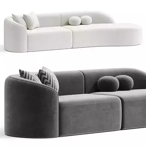 FROST CORNER SOFA 3d model 