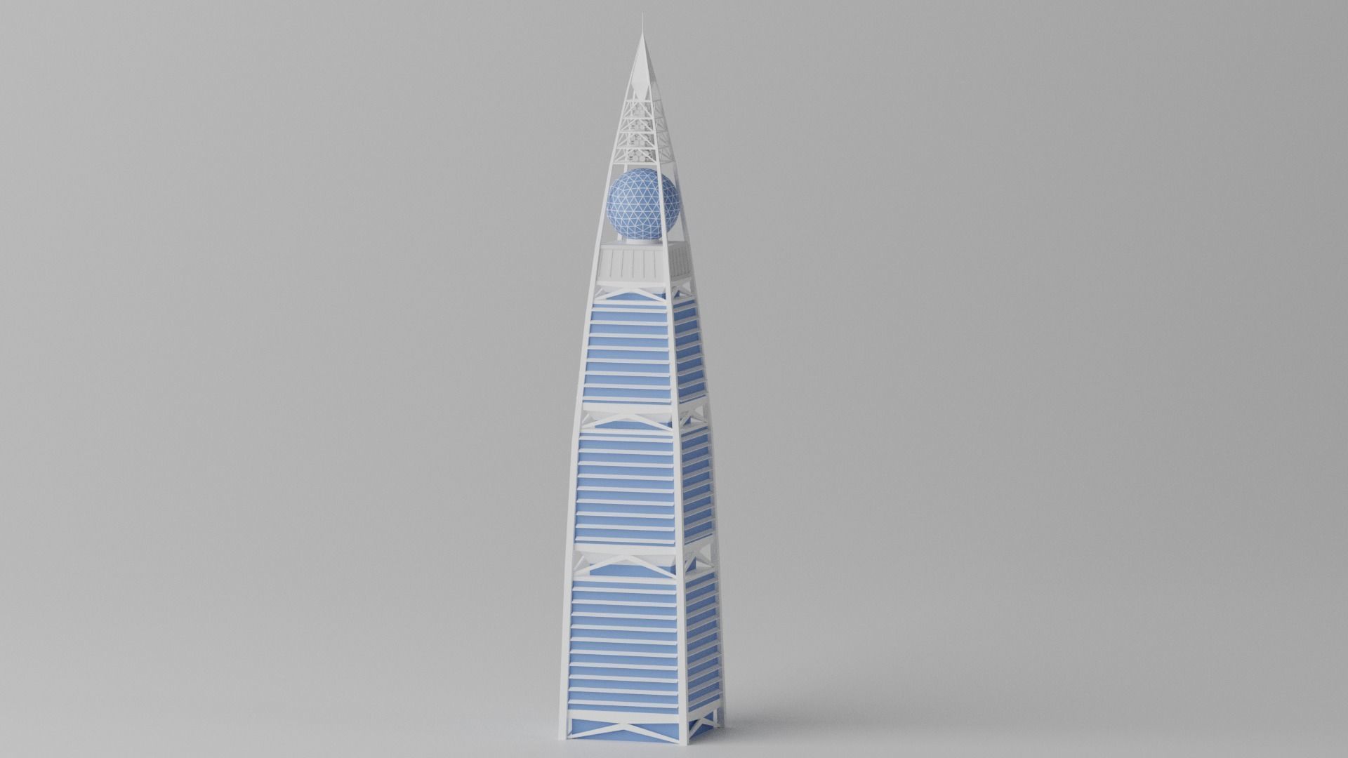 Al Faisaliah Center Riyadh Saudi Arabia 3D model_9