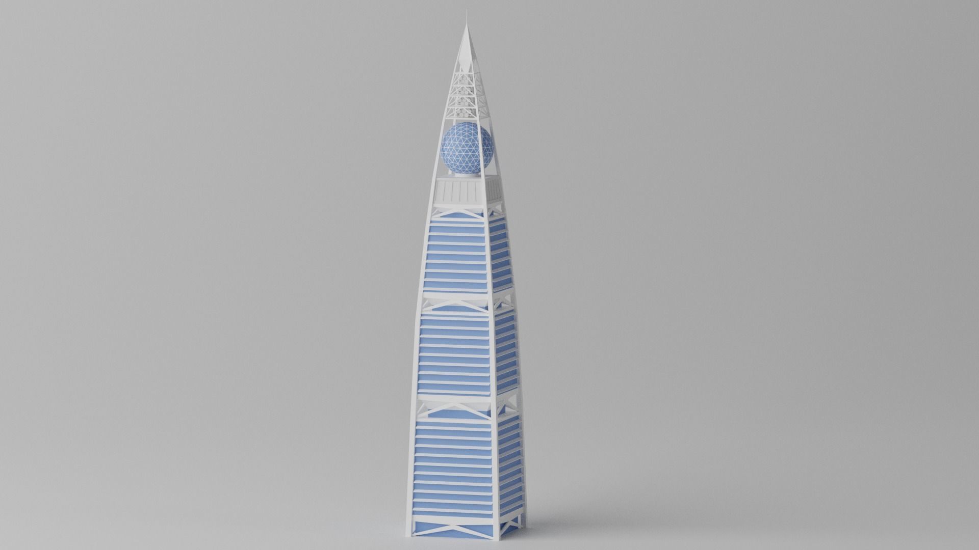 Al Faisaliah Center Riyadh Saudi Arabia 3D model_2