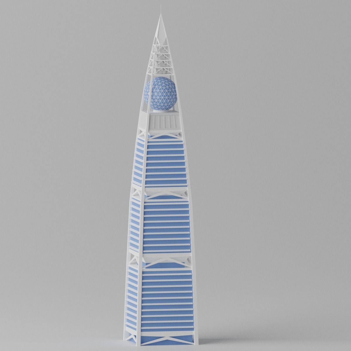 Al Faisaliah Center Riyadh Saudi Arabia 3D model_13