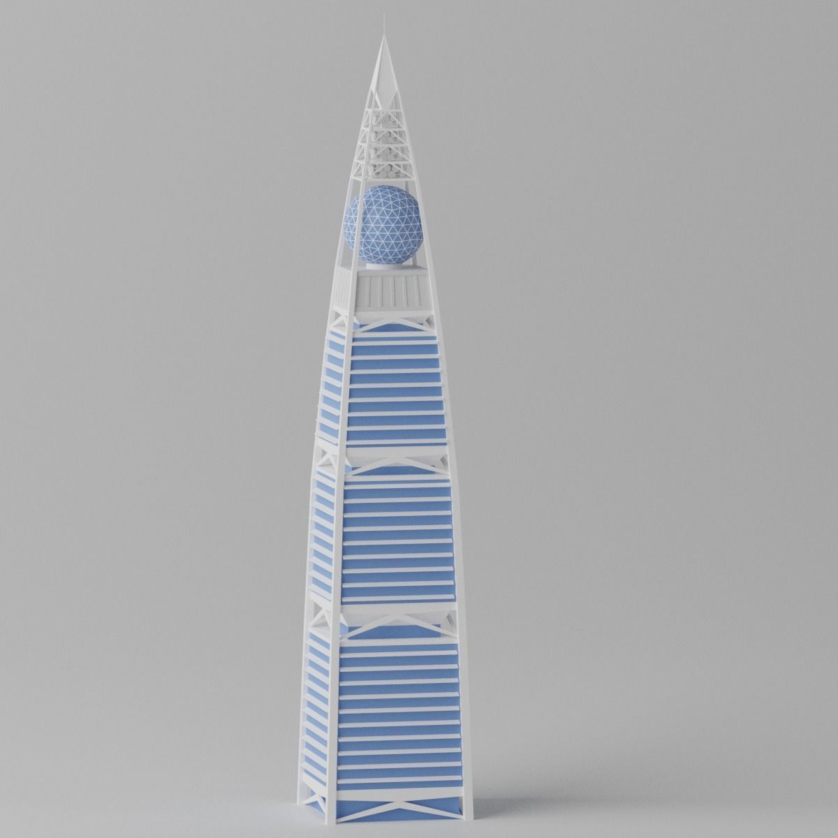 Al Faisaliah Center Riyadh Saudi Arabia 3D model_14