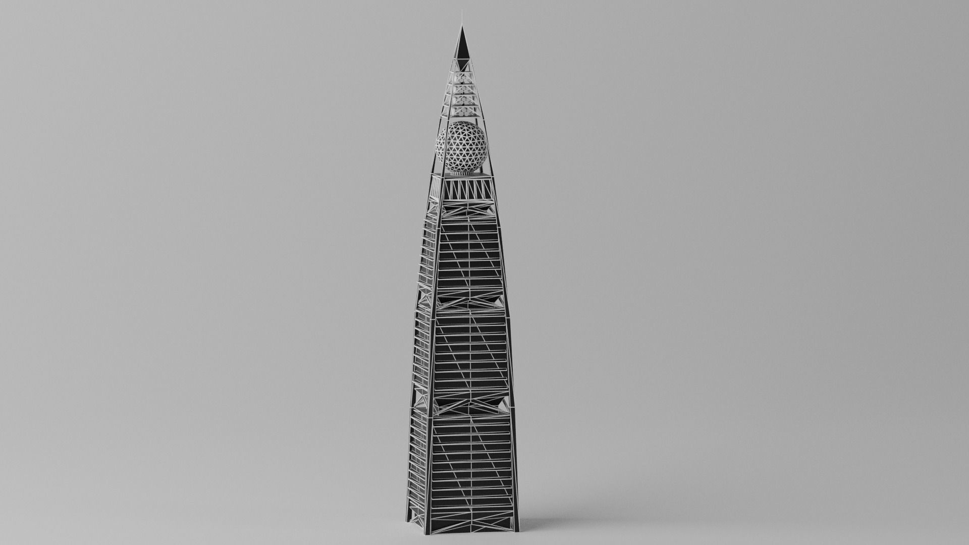 Al Faisaliah Center Riyadh Saudi Arabia 3D model_5