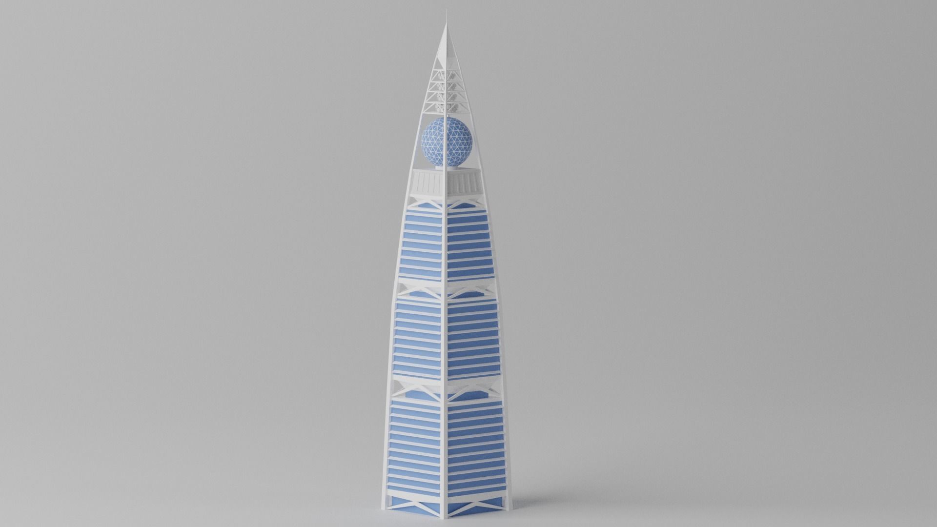 Al Faisaliah Center Riyadh Saudi Arabia 3D model_4