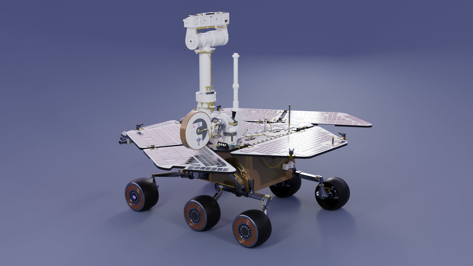 Opportunity rover 3D model_3