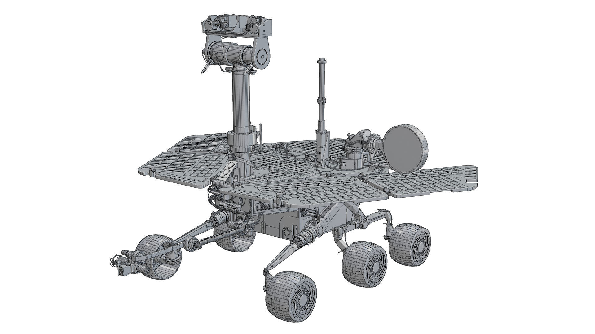 Opportunity rover 3D model_10