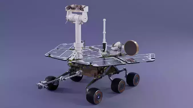 Opportunity rover 3D model