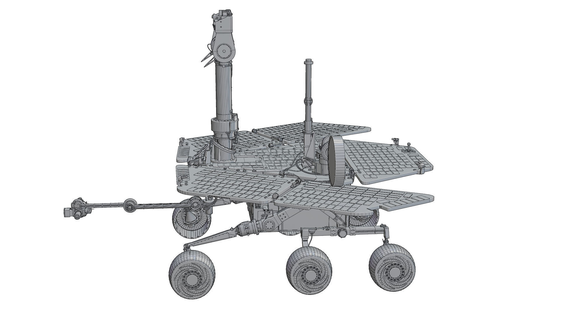 Opportunity rover 3D model_11