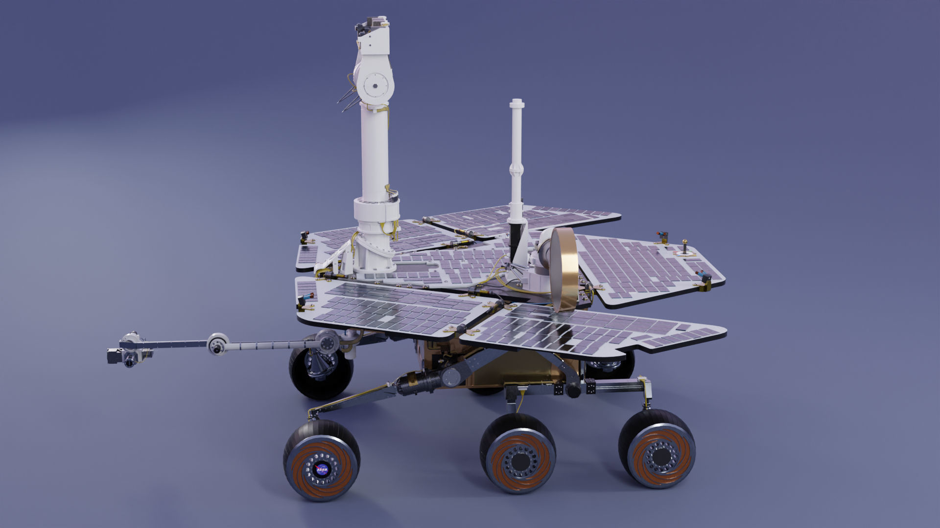 Opportunity rover 3D model_2