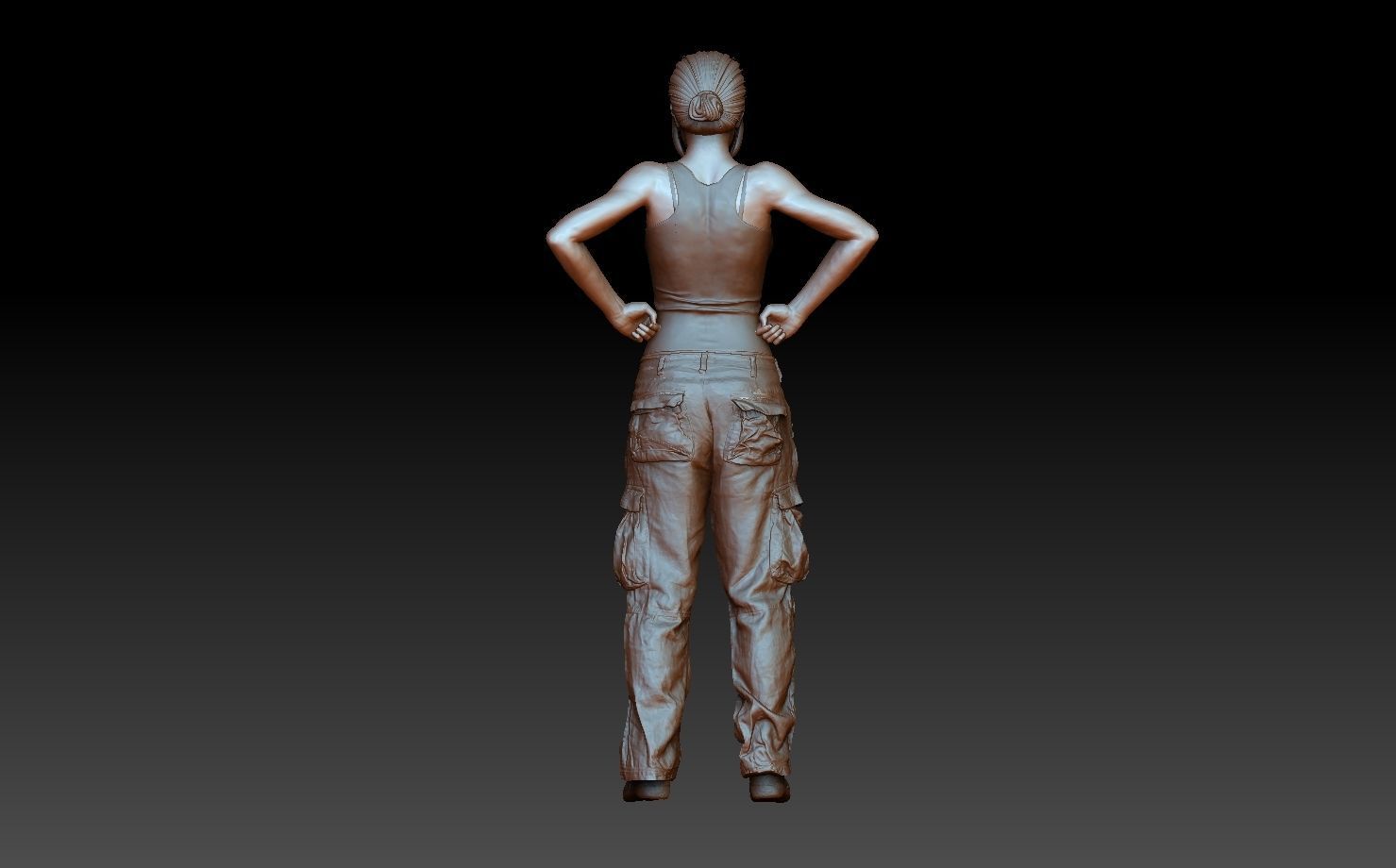 Maschinen krieger female pilot  3D print model_4