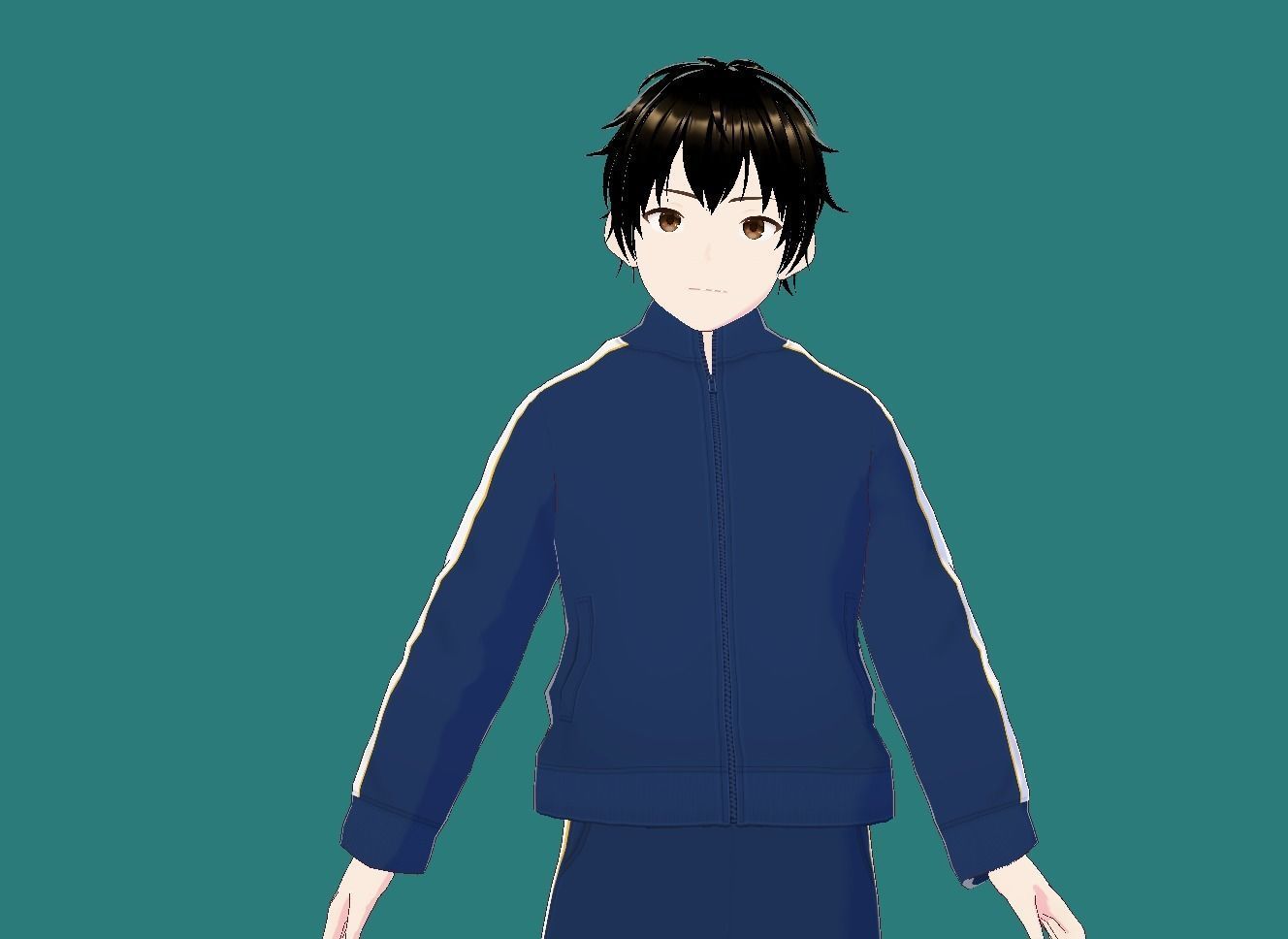 Masao  vrchat  3D model_12