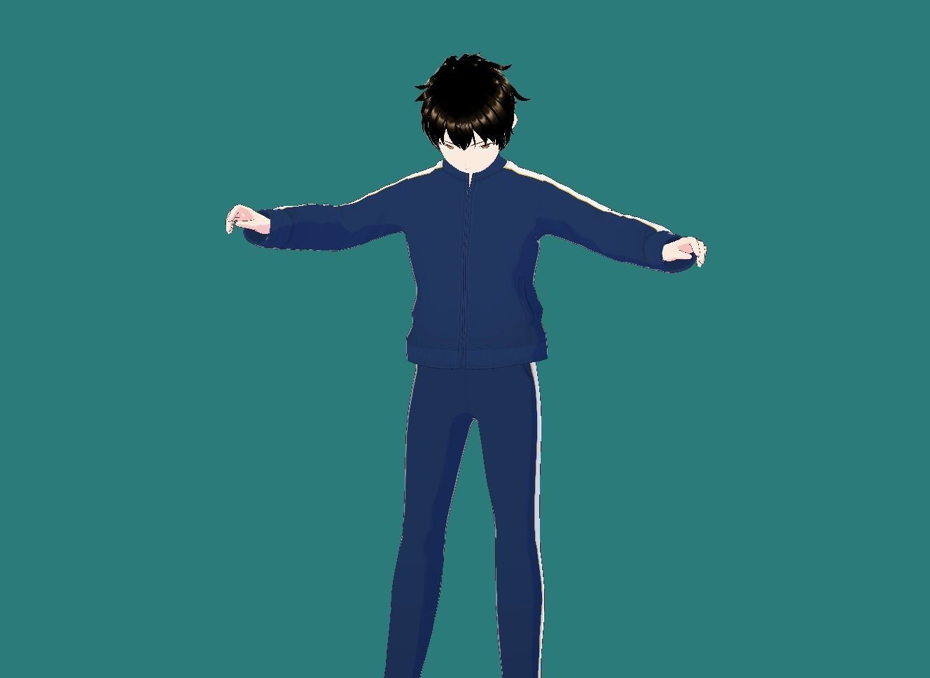Masao  vrchat  3D model_9