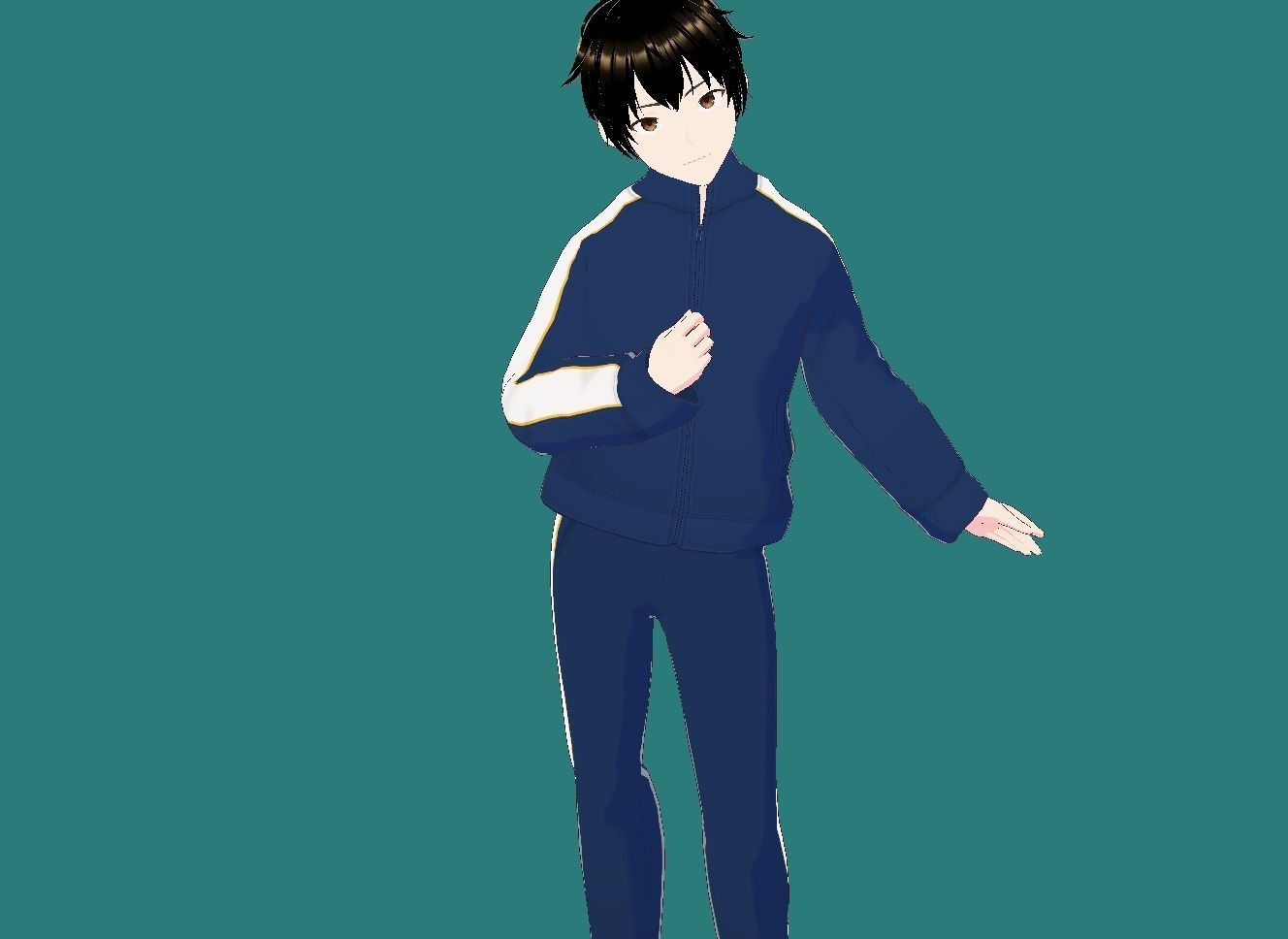 Masao  vrchat  3D model_16