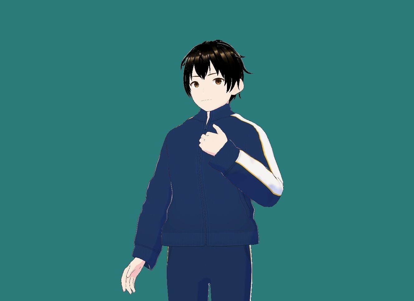 Masao  vrchat  3D model_15