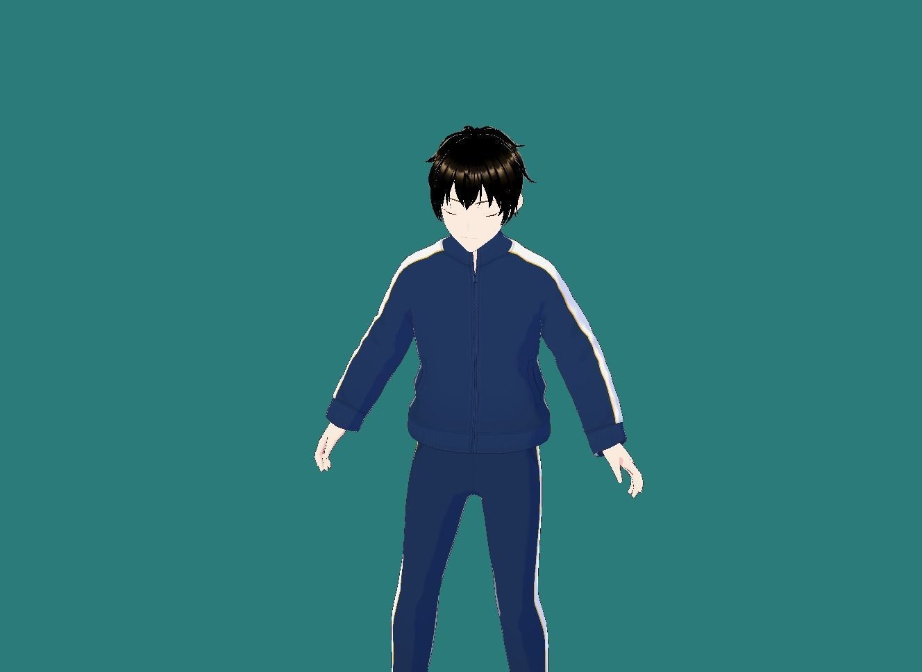 Masao  vrchat  3D model_3