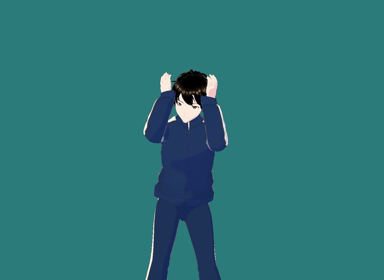 Masao  vrchat  3D model_4