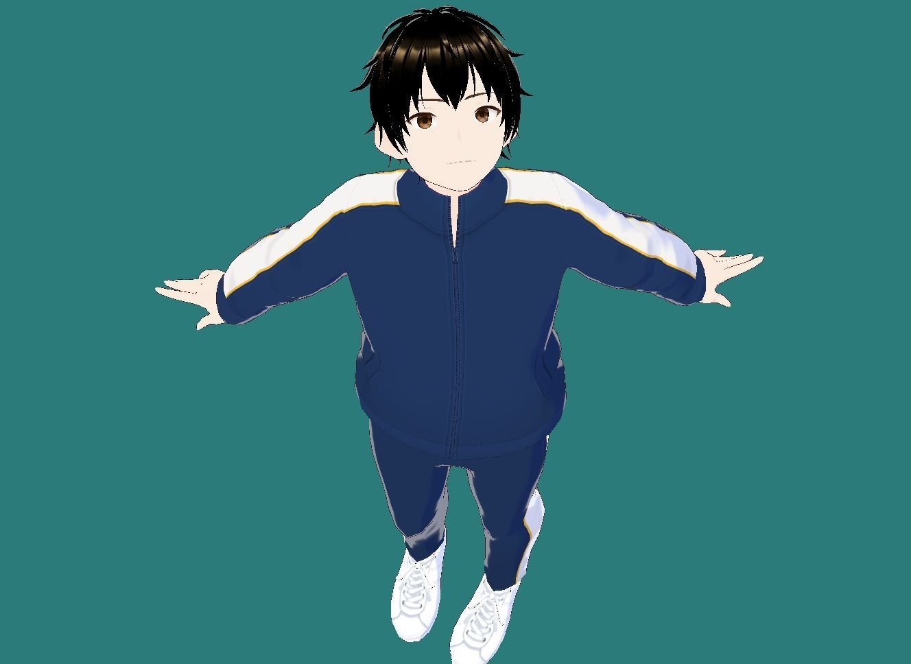 Masao  vrchat  3D model_11