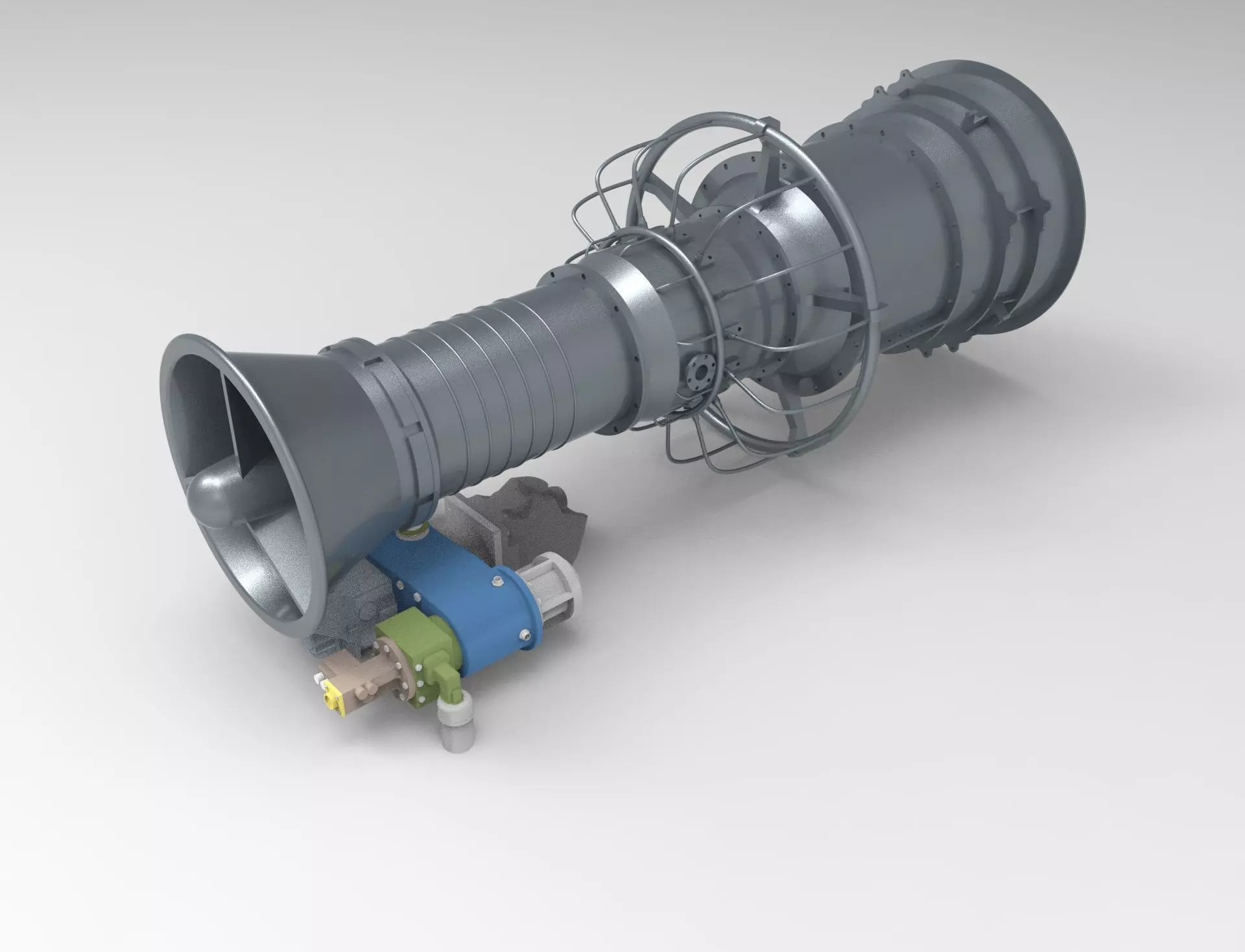 GAS Turbines LM2500 3D print model_0