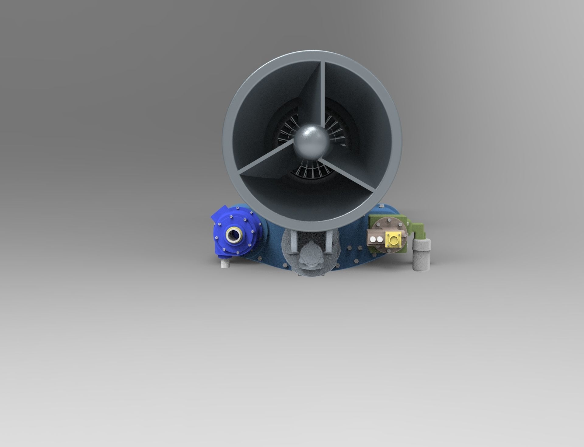 GAS Turbines LM2500 3D print model_1