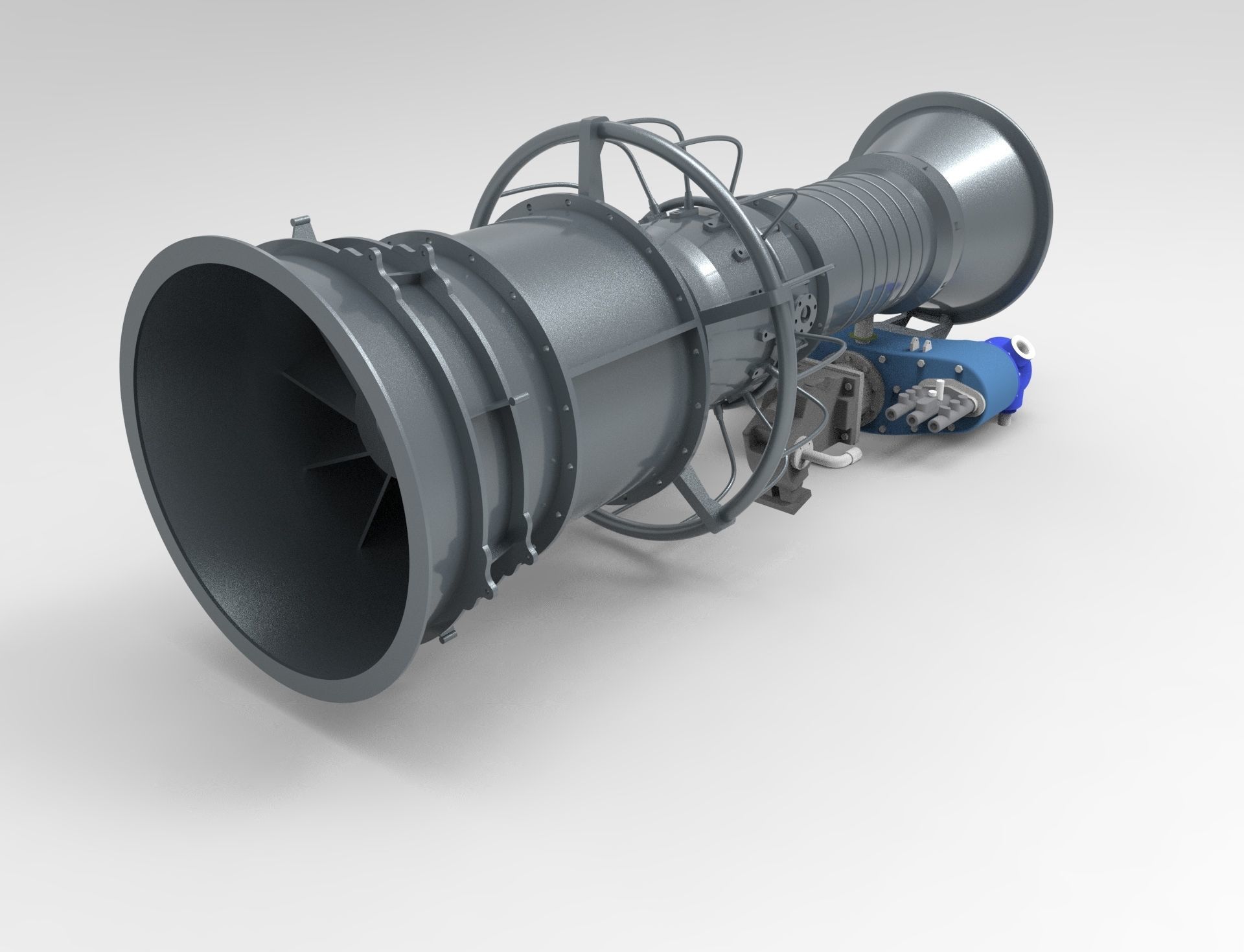 GAS Turbines LM2500 3D print model_2