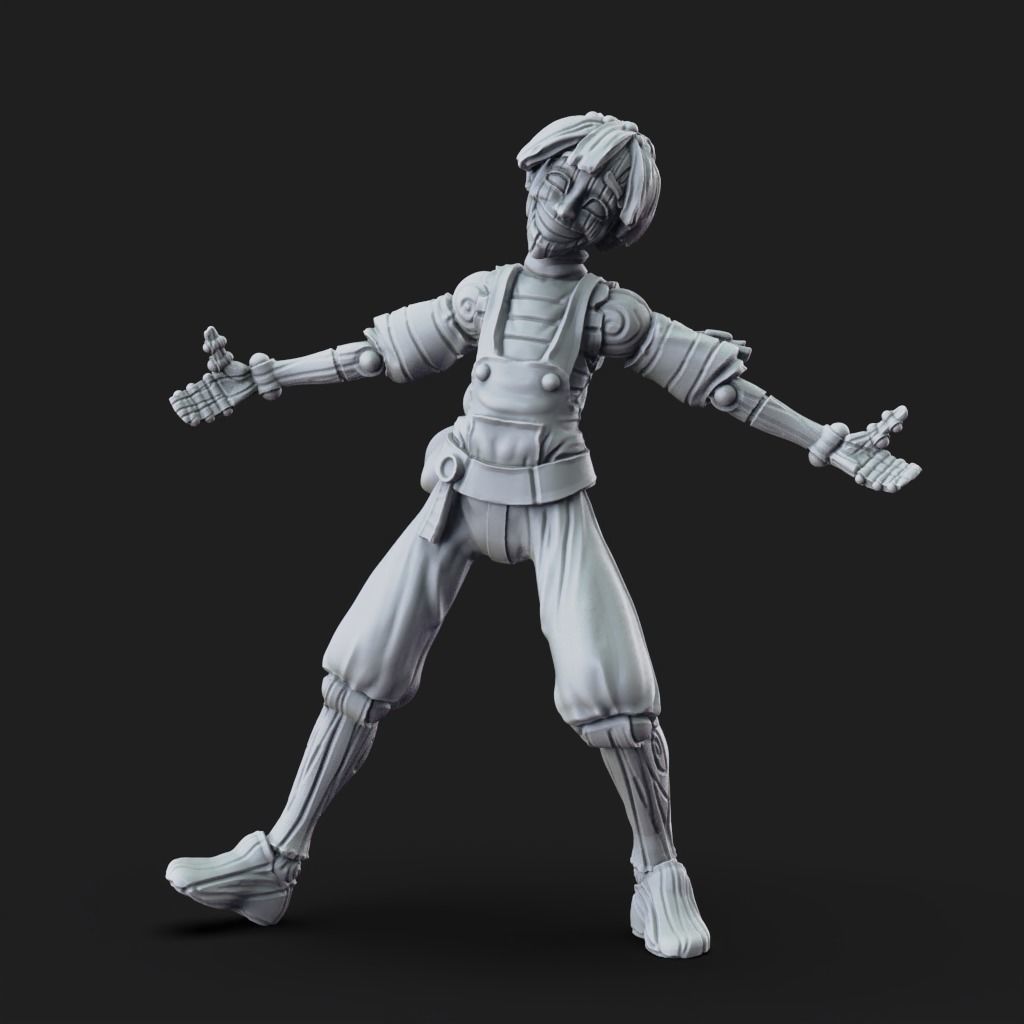 Lucky 2 Forms - 3D Printable TTRPG - PRESUPPORTED - 32mm Scale 3D print model_12