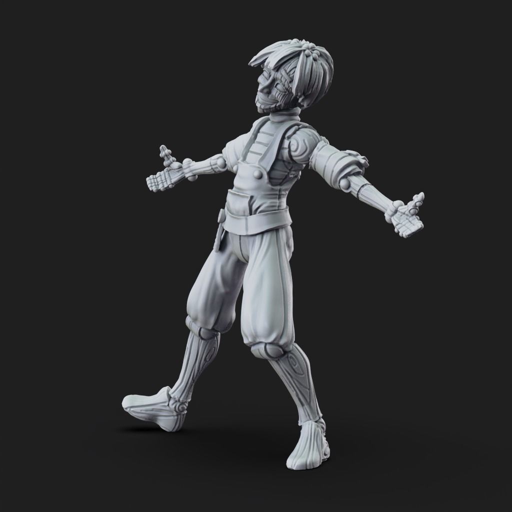 Lucky 2 Forms - 3D Printable TTRPG - PRESUPPORTED - 32mm Scale 3D print model_15