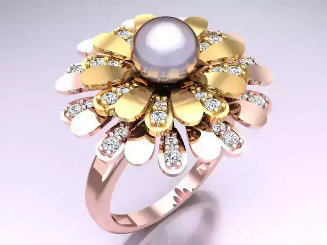 Pearl Ring - Womens Rings  - N6719