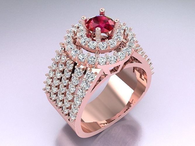 Diamond Ring - N3730 3D print model