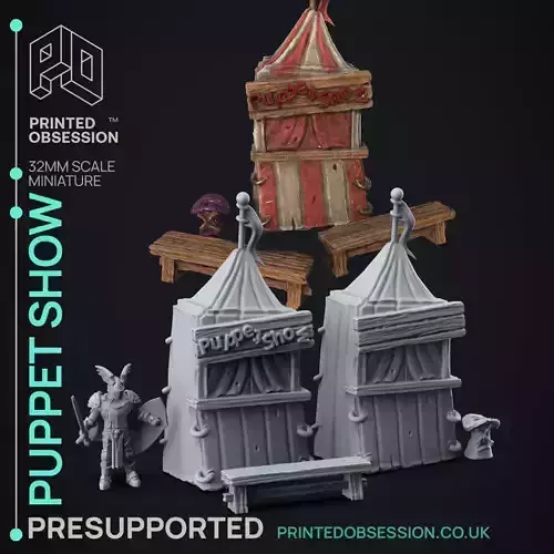 Scenery - 3D Printable TTRPG - PRESUPPORTED - 32mm Scale