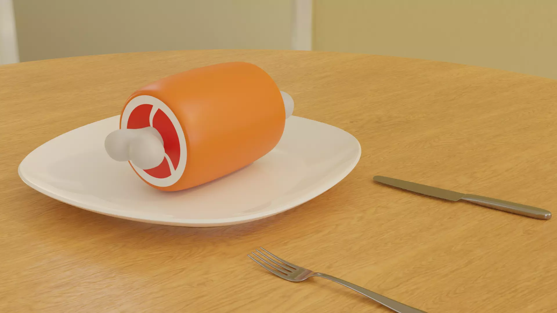 Meat on Bone - For dinner 3D model