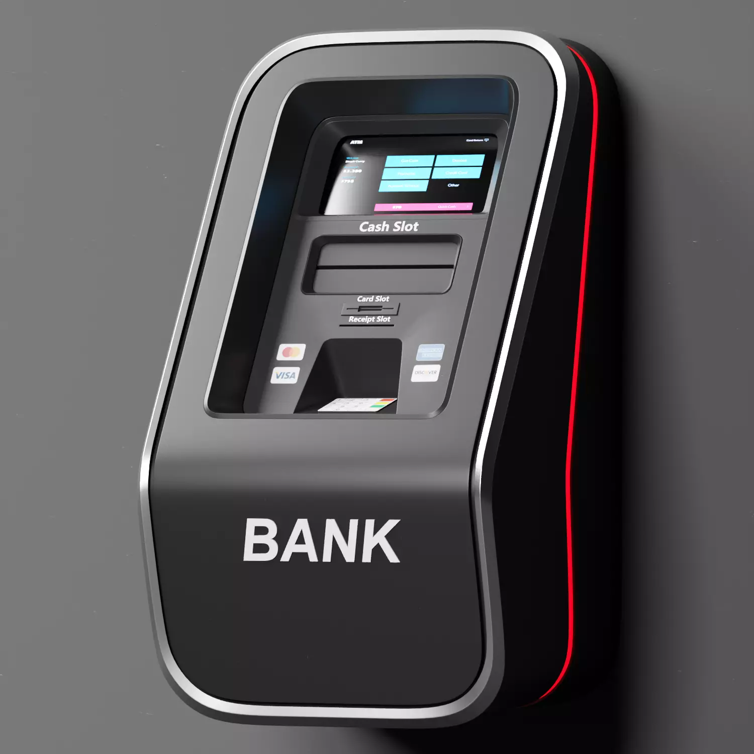 Atm Bank 3D model_0