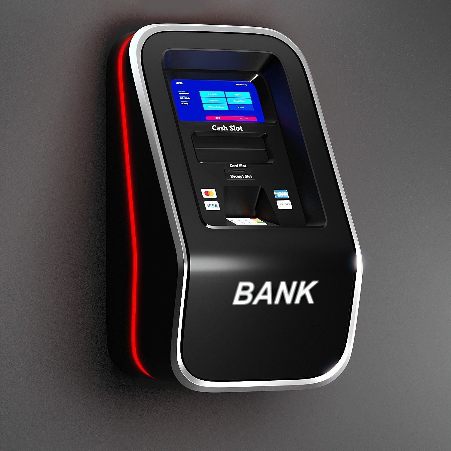 Atm Bank 3D model_3