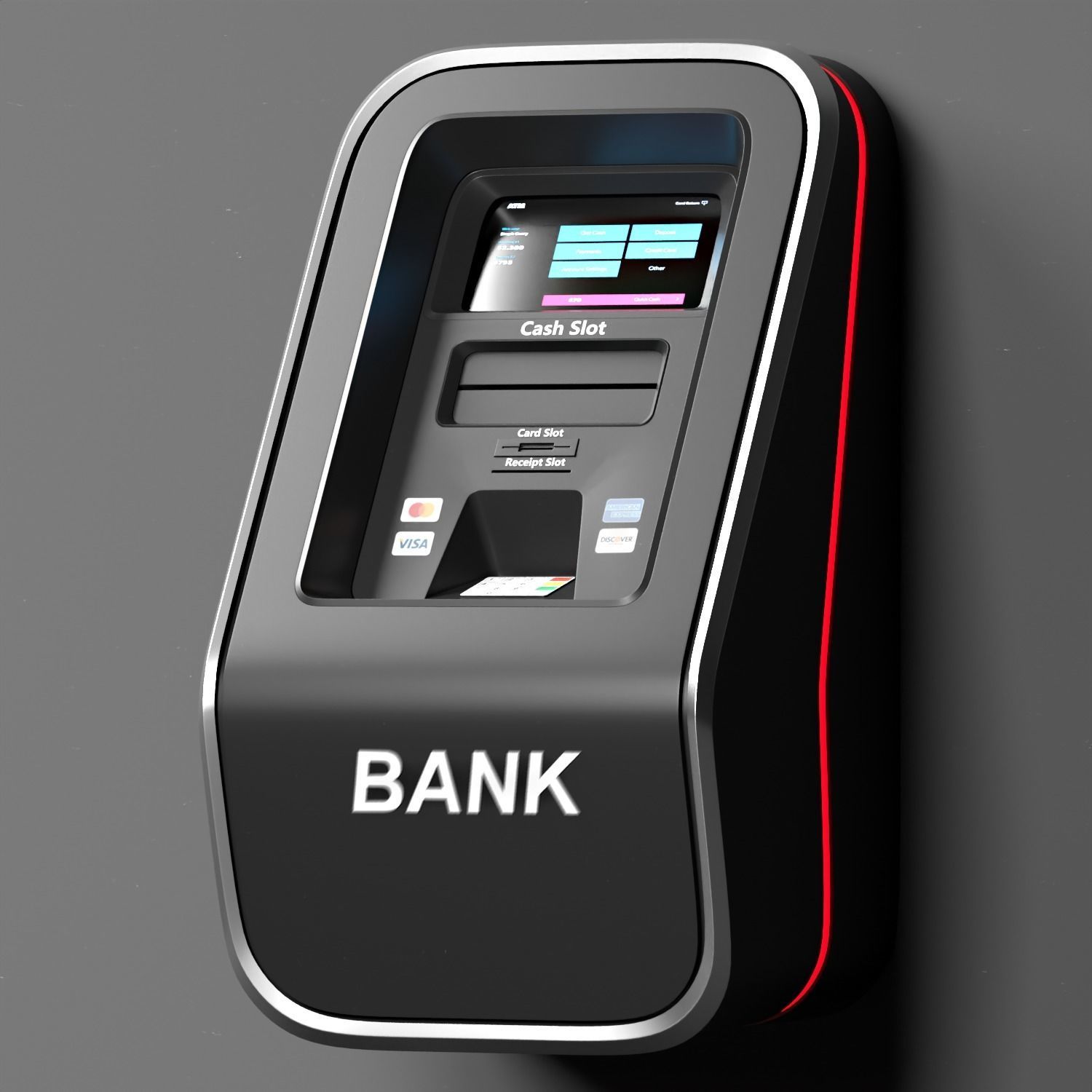 Atm Bank 3D model_1
