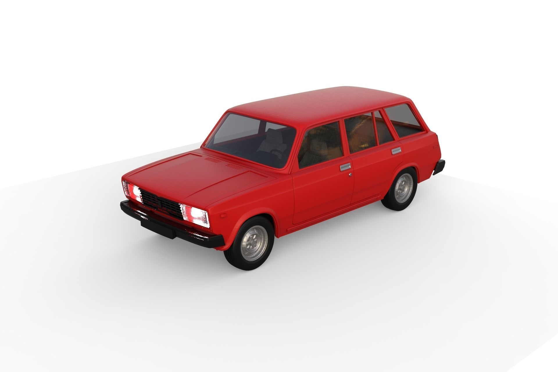 PrintablesSTL Lada Riva Nova Signet 2104 Classic Cars 3D print model_15