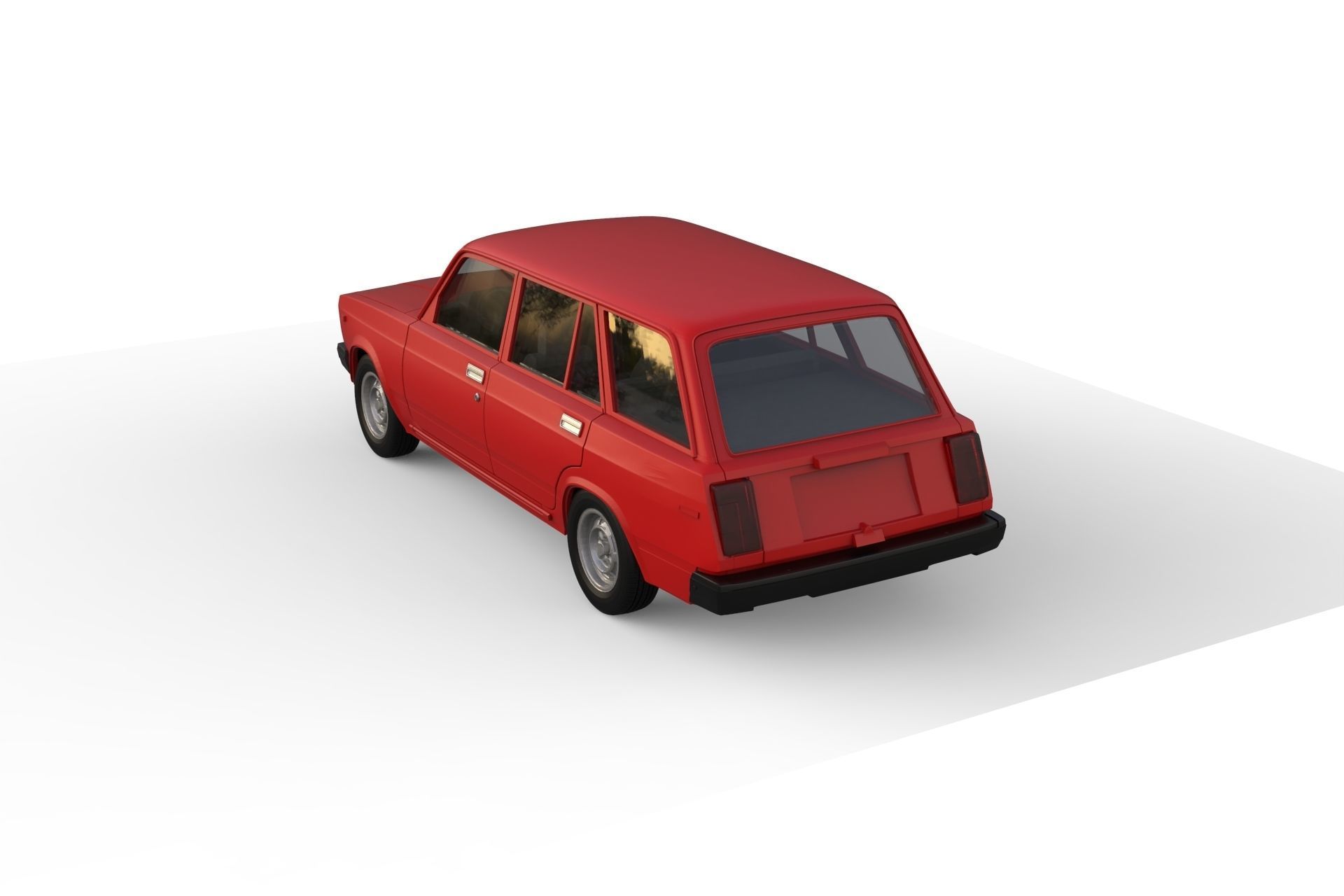 PrintablesSTL Lada Riva Nova Signet 2104 Classic Cars 3D print model_21
