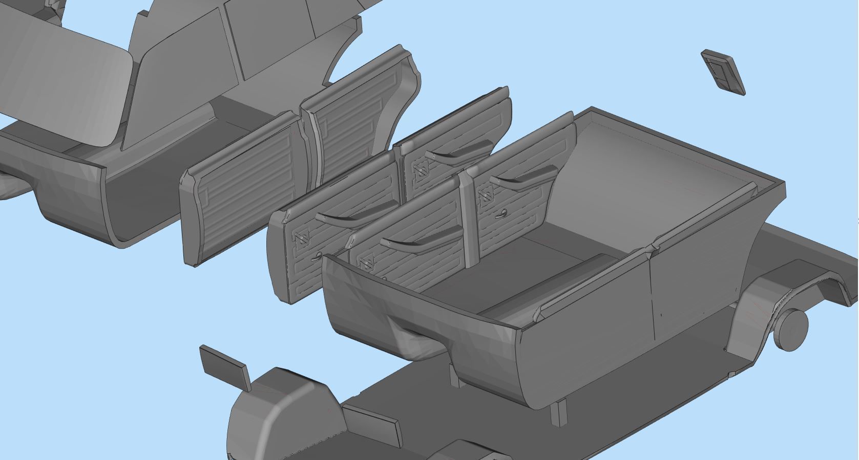 PrintablesSTL Lada Riva Nova Signet 2104 Classic Cars 3D print model_14