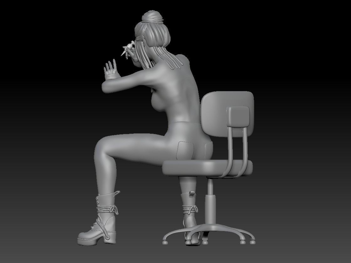 TATTOO STUDIO GIRL 1 3D print model_3