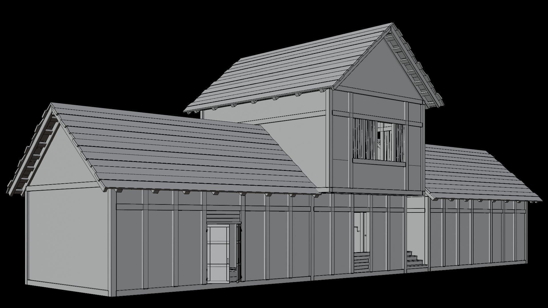 Medieval Village Pack - 6 Assets - 4K Textures Game Ready Low-poly 3D model_7