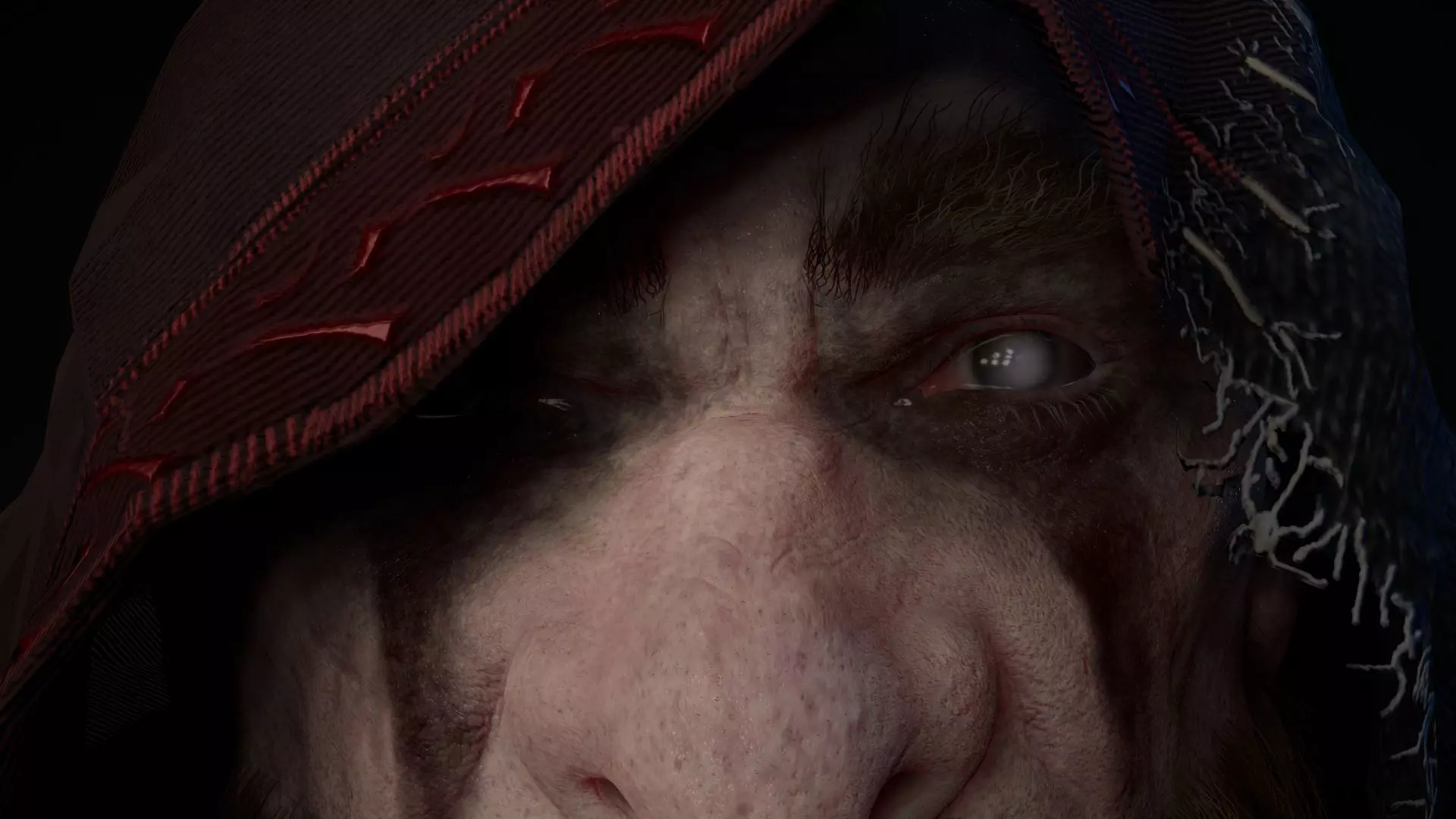 Dark Dwarf Low-poly 3D model