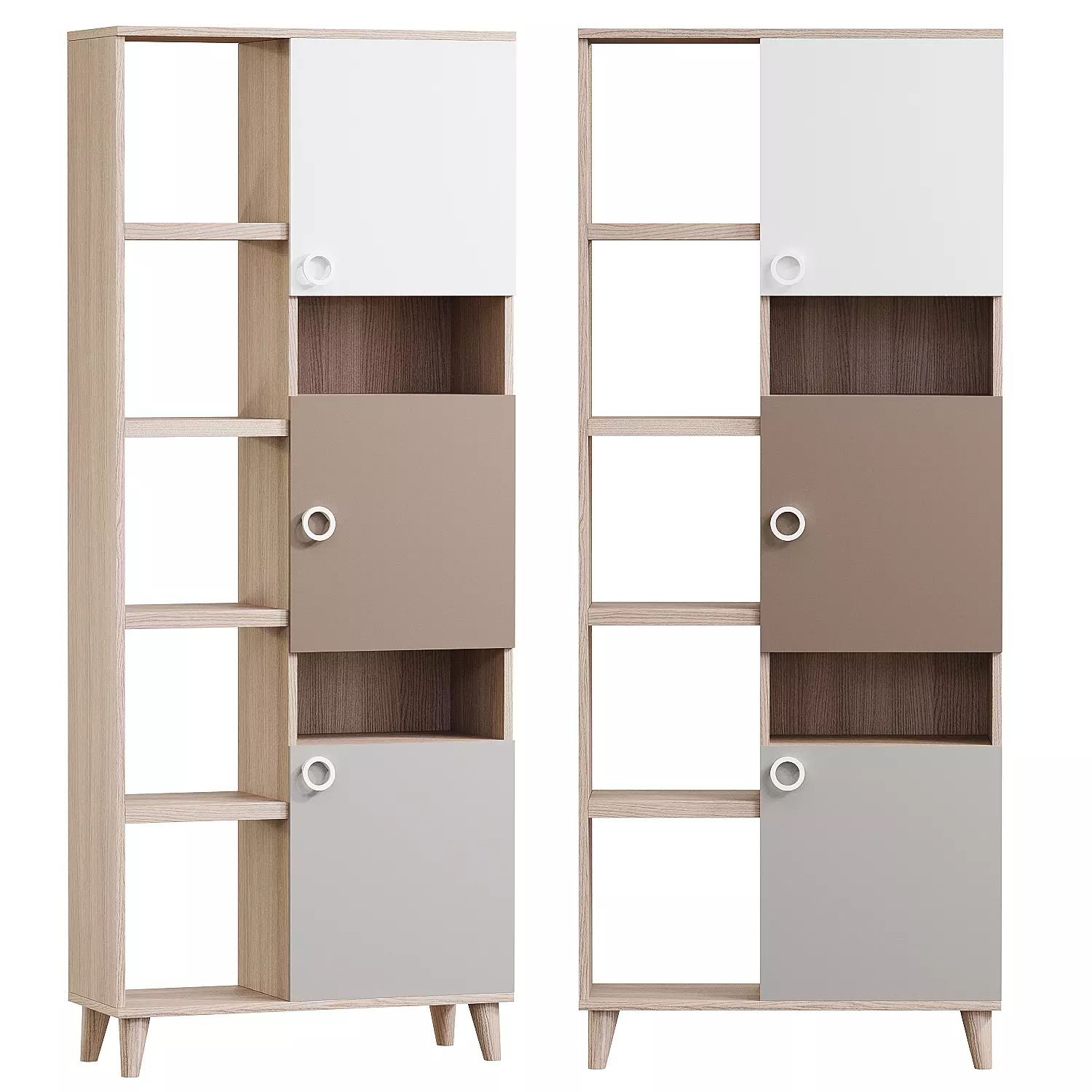 Shelving Romi 3d model  3D model_0