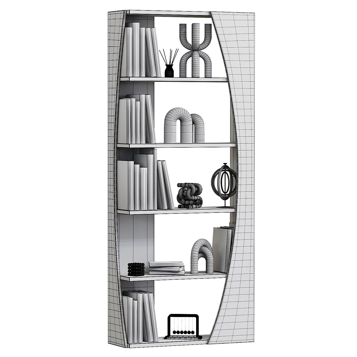 Nestor Bucherregal 3d model 3D model_1