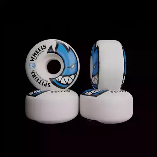 Realistic skateboard wheels spitfire