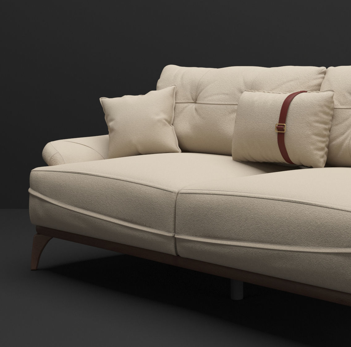 Sofa three seater 3D model_10