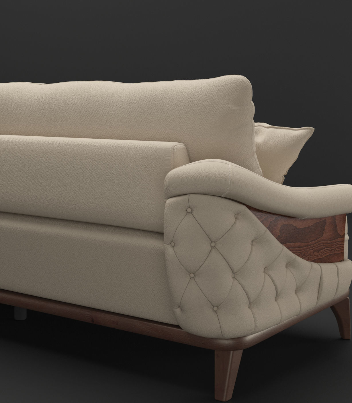 Sofa three seater 3D model_8