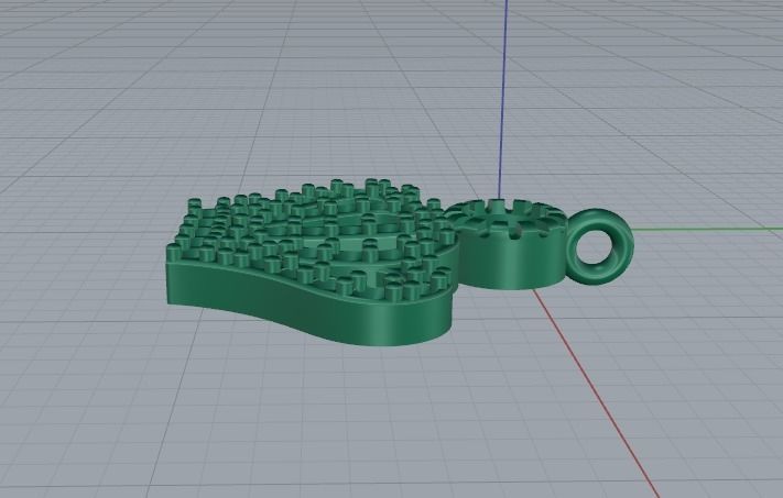 Pendant crown Model 4222 3D print model_3