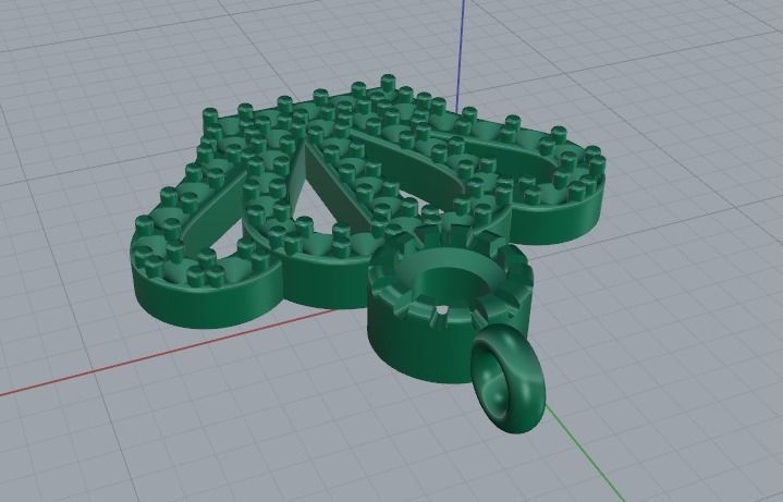 Pendant crown Model 4222 3D print model_4